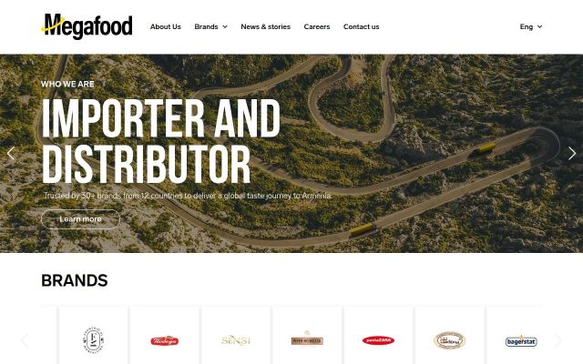 megafood.am - էկրանի պատկեր