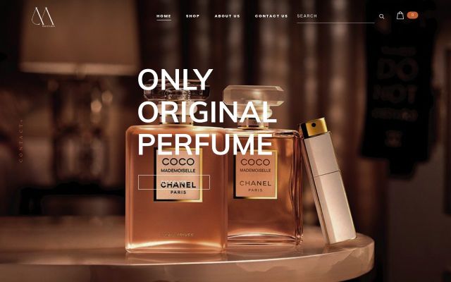 merciperfume.am - էկրանի պատկեր