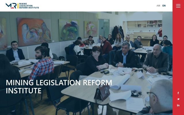 mlri.org.am - էկրանի պատկեր