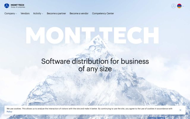 monttech.am - էկրանի պատկեր