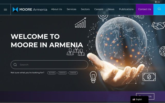 moore-armenia.am - էկրանի պատկեր