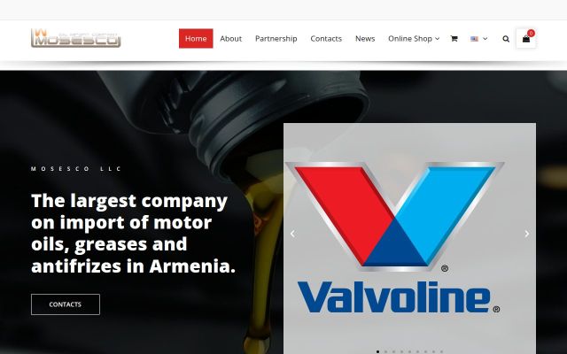 mosesco.am - էկրանի պատկեր