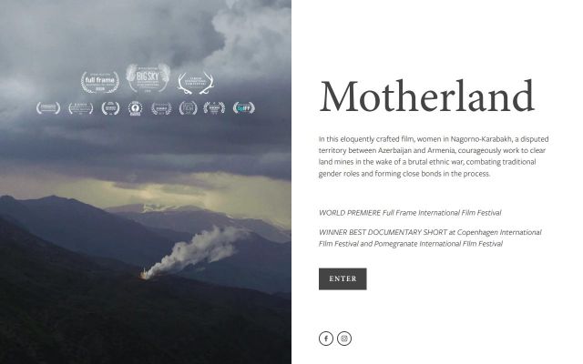 Screenshot of motherlandfilm.org