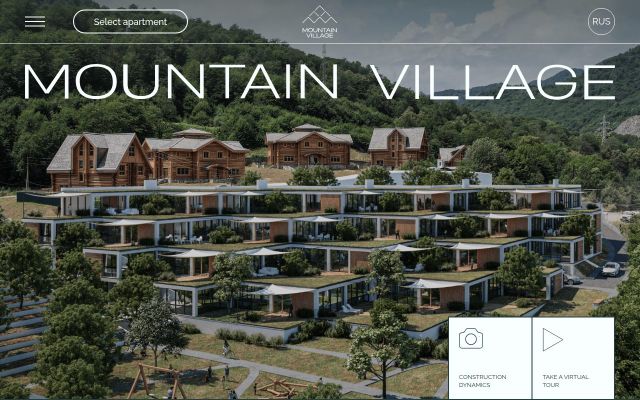 mountainvillage.am - էկրանի պատկեր