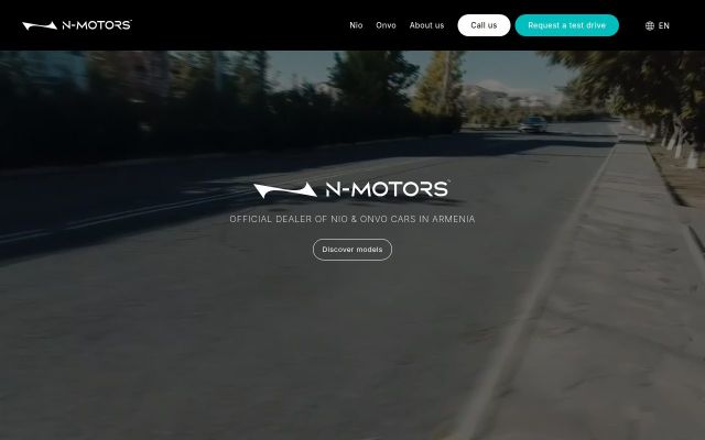 n-motors.am - էկրանի պատկեր