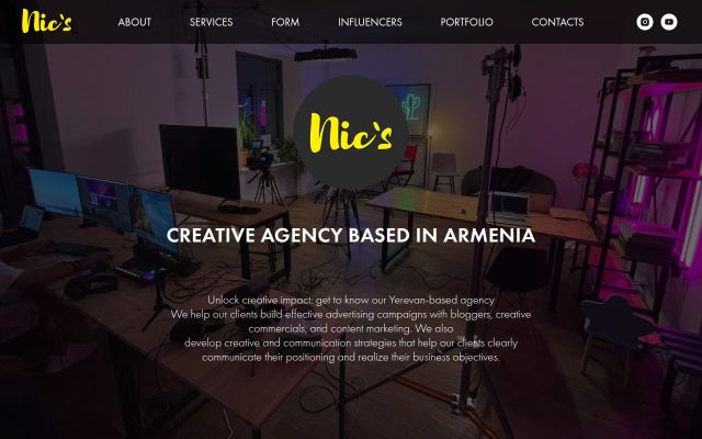 nics.am - էկրանի պատկեր
