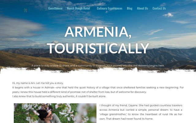 noosh.am - էկրանի պատկեր