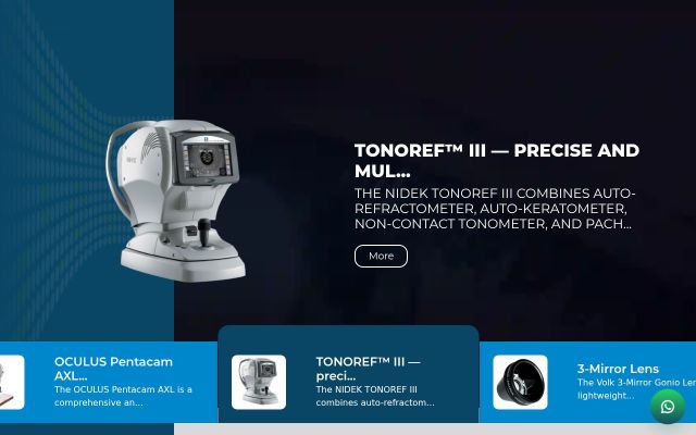 Screenshot of optotech.am