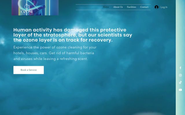 ozonecleanings.com - էկրանի պատկեր