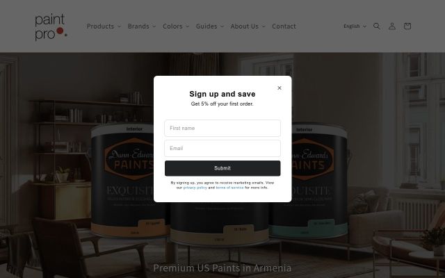 paintpro.am - էկրանի պատկեր