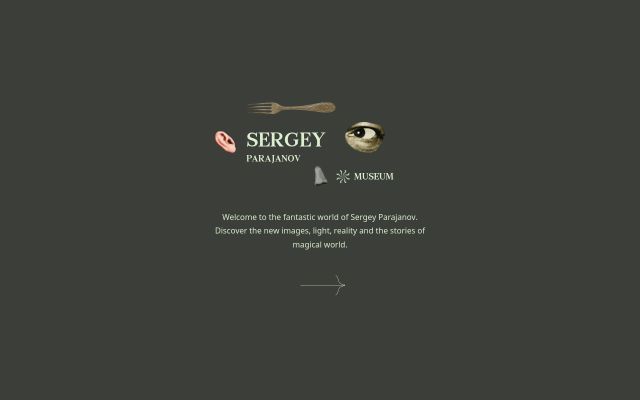 Screenshot of parajanovmuseum.am
