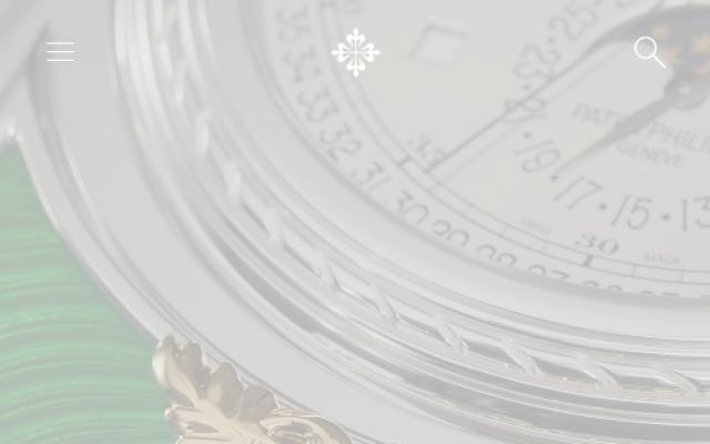 patek.com — էկրանի պատկեր
