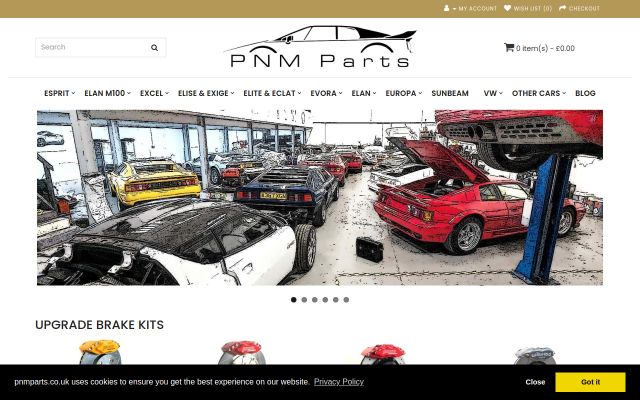 pnmparts.co.uk — էկրանի պատկեր