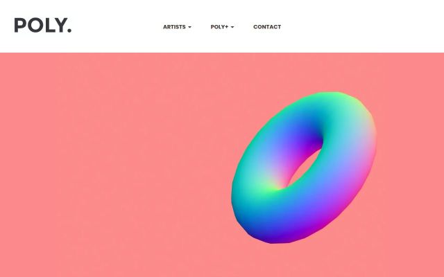 Screenshot of poly.am