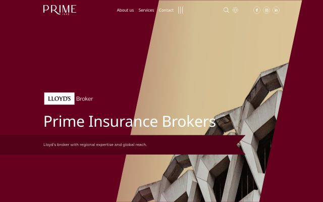 Скриншот сайта prime-insurance.com