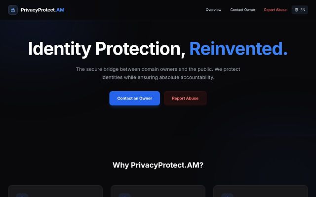 privacyprotect.am - էկրանի պատկեր