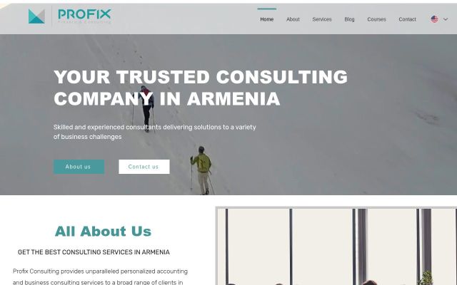 Screenshot of profix.am