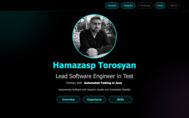 qaengineer.am - էկրանի պատկեր