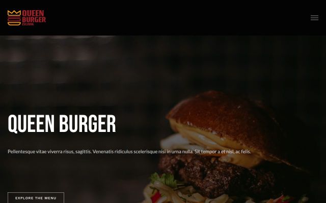 queenburger.am - էկրանի պատկեր