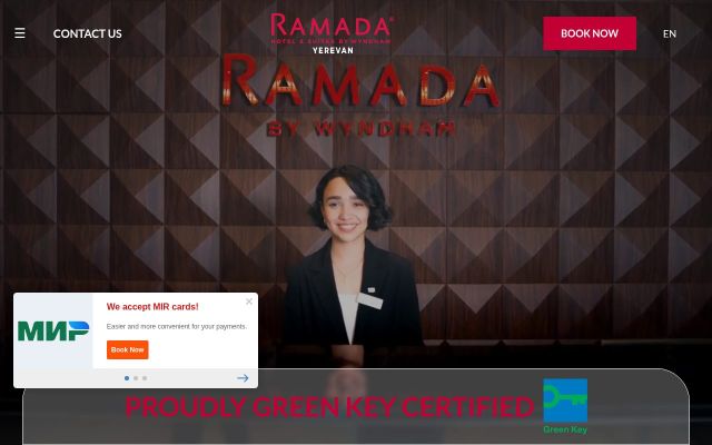 Скриншот сайта ramadayerevan.am