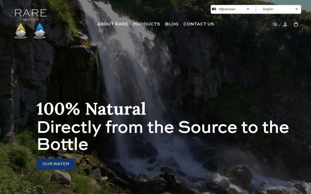 rare-water.com - էկրանի պատկեր