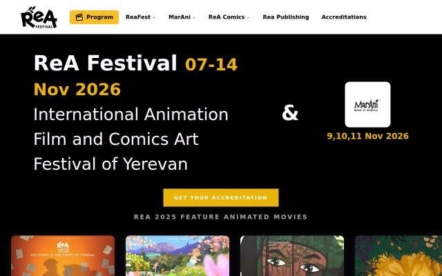 reanimania.com - էկրանի պատկեր