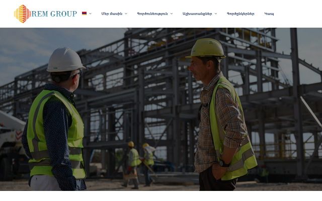 remgroup.am - էկրանի պատկեր