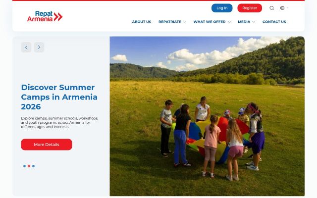 repatarmenia.org - էկրանի պատկեր