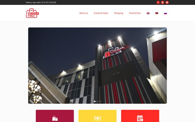Screenshot of rossiamall.am