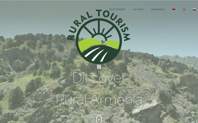Screenshot of ruraltourism.am