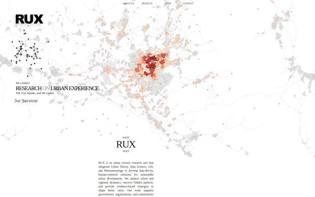 Screenshot of rux.am