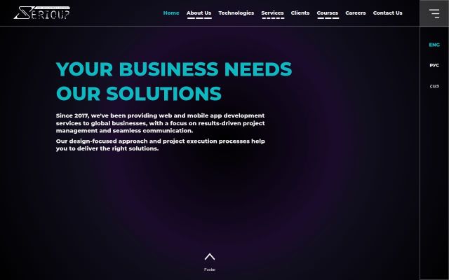 Screenshot of seriousweb.org
