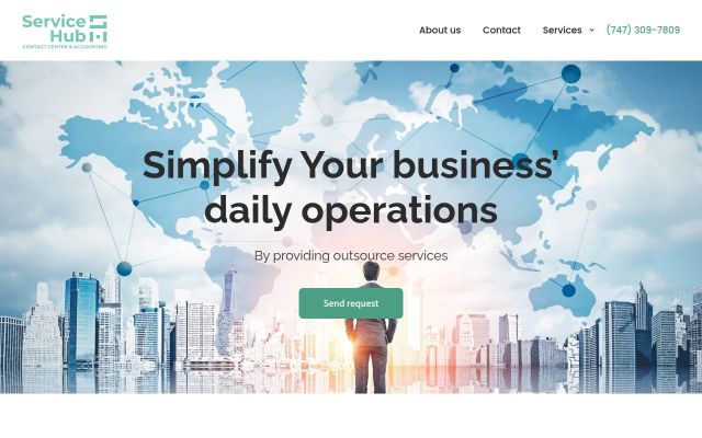 servicehub.am - էկրանի պատկեր