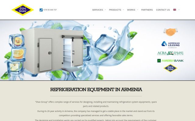 shavgroup.com - էկրանի պատկեր