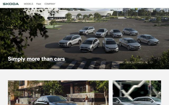 Скриншот сайта skoda.am