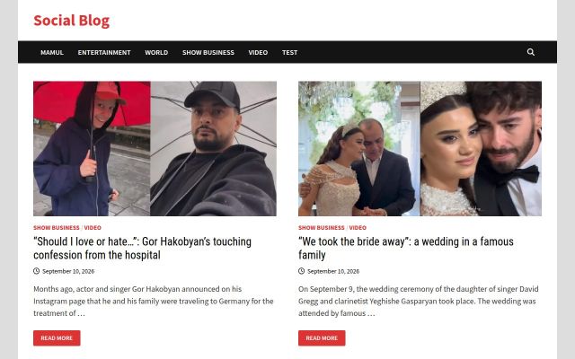 socialblog.am - էկրանի պատկեր