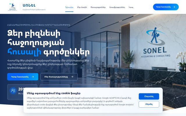 Screenshot of sonel.am
