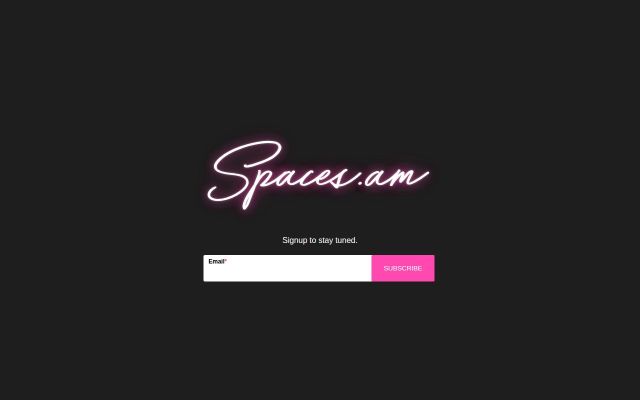 spaces.am - էկրանի պատկեր