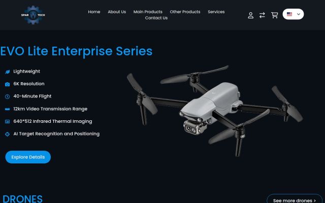 spartech.am - էկրանի պատկեր