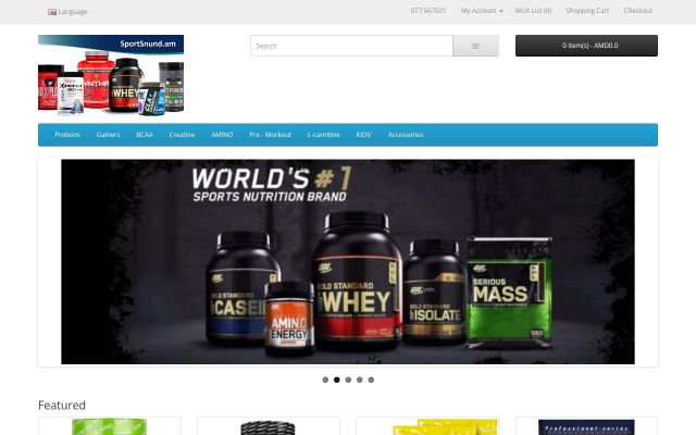 Скриншот сайта sportsnund.am