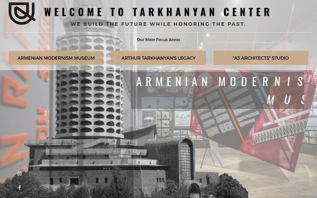 Скриншот сайта tarkhanyancenter.am