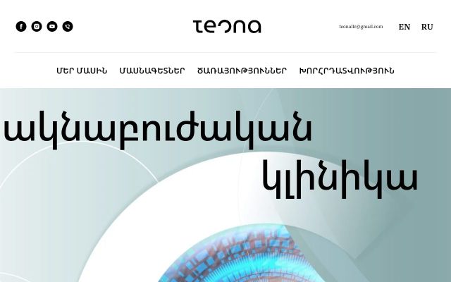 teona.am - էկրանի պատկեր