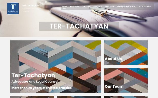 Screenshot of ter-tachatyan.am