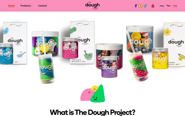 thedough.am - էկրանի պատկեր