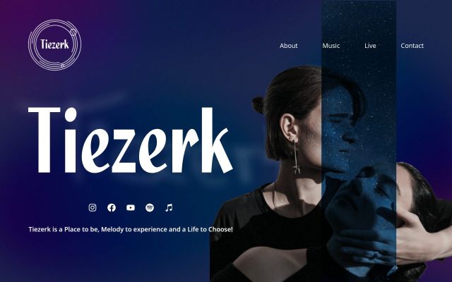 tiezerkband.am - էկրանի պատկեր