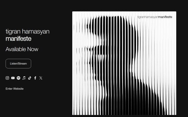 tigranhamasyan.com - էկրանի պատկեր