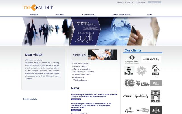 Screenshot of tmaudit.am