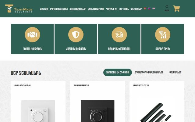 tmsolutions.am - էկրանի պատկեր