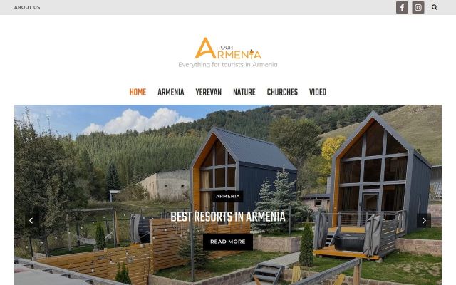 tourarmenia.am - էկրանի պատկեր