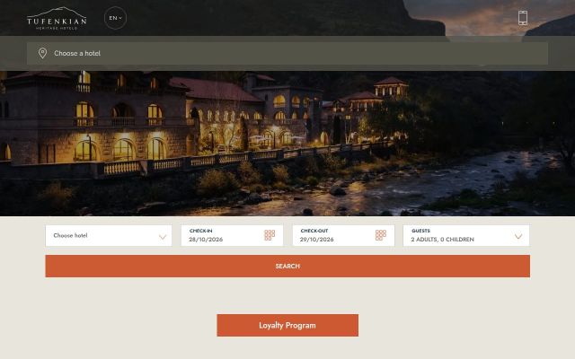Screenshot of tufenkianheritage.com